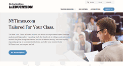 Desktop Screenshot of nytimesineducation.com